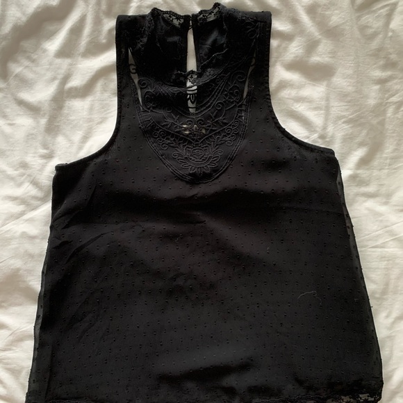 dainty black tank - Picture 4 of 5